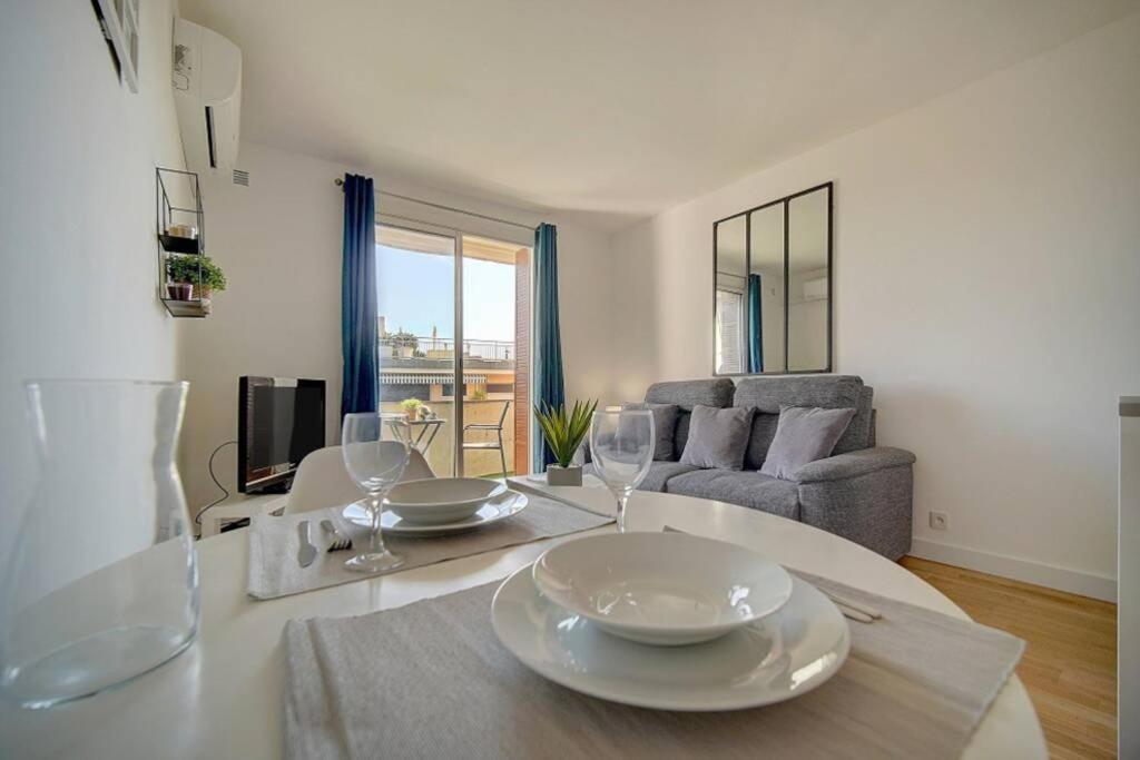 Le Palm - 100m Plage - Croisette - Verrière Côte d’Azur Appartamento Cannes Esterno foto